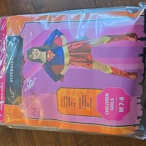Supergirl Costume for Girls Size M 7-8